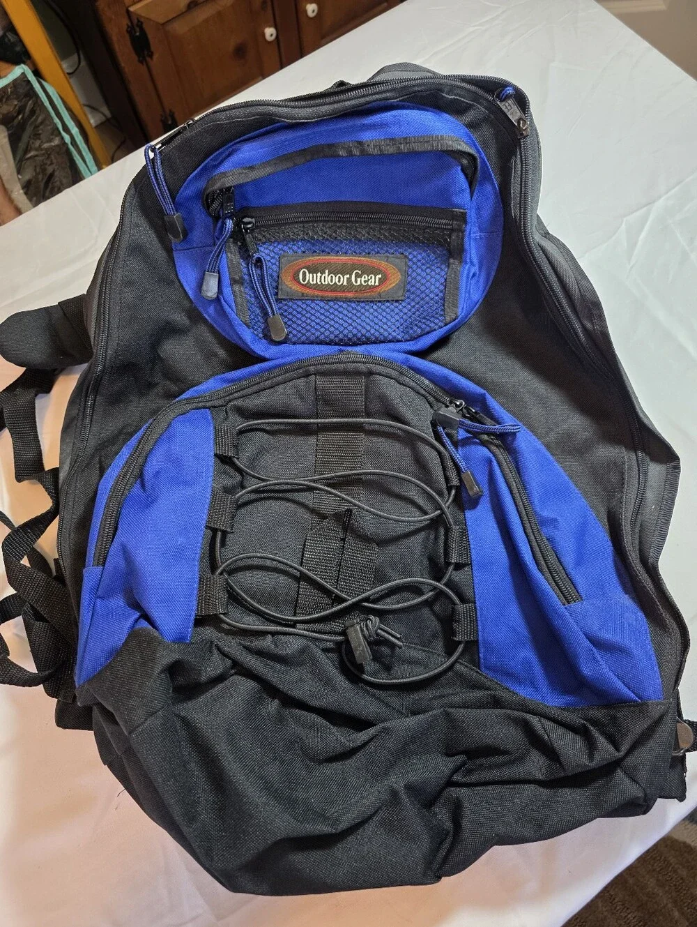 Outdoor Gear Blue and Black Backpack EUC